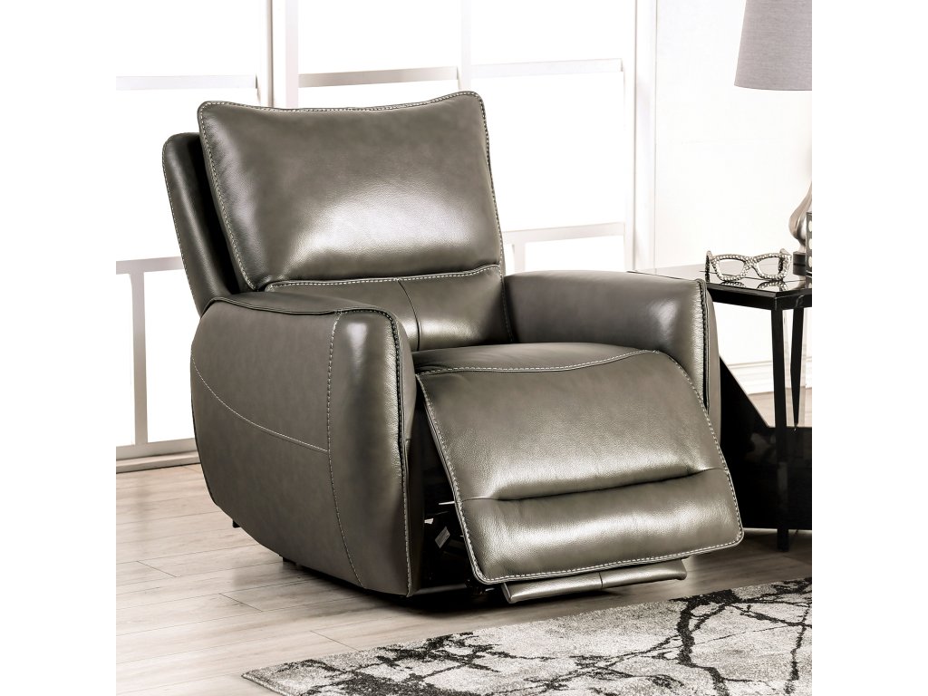 Power Recliner, Gray - main image