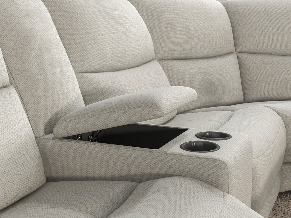 Sectional, Beige - image 1