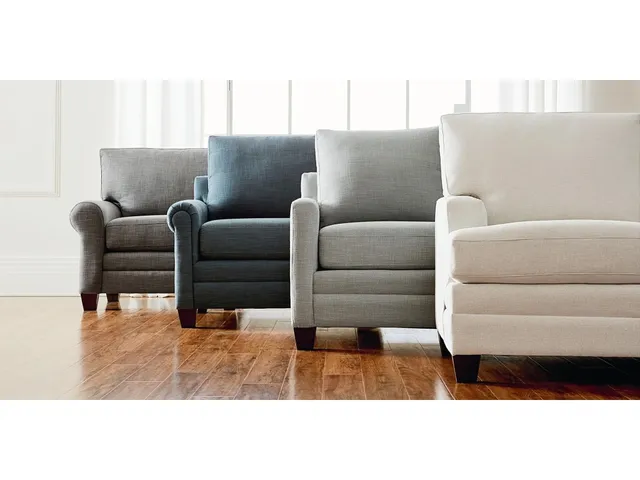 Carolina Roll Arm L-Shaped Sectional