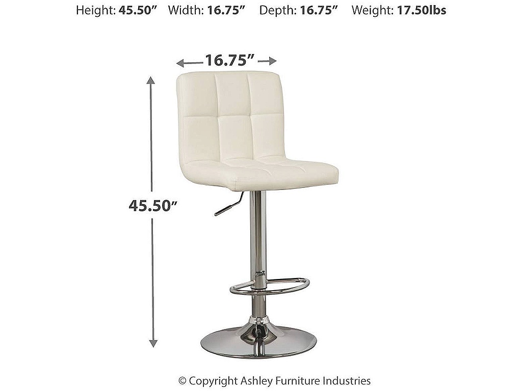 Bellatier Adjustable Height Bar Stool - image 3