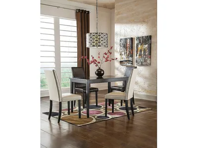 Kimonte Dining Table and 4 Chairs