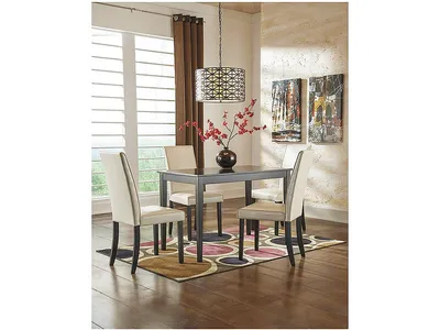 Kimonte Dining Table and 4 Chairs