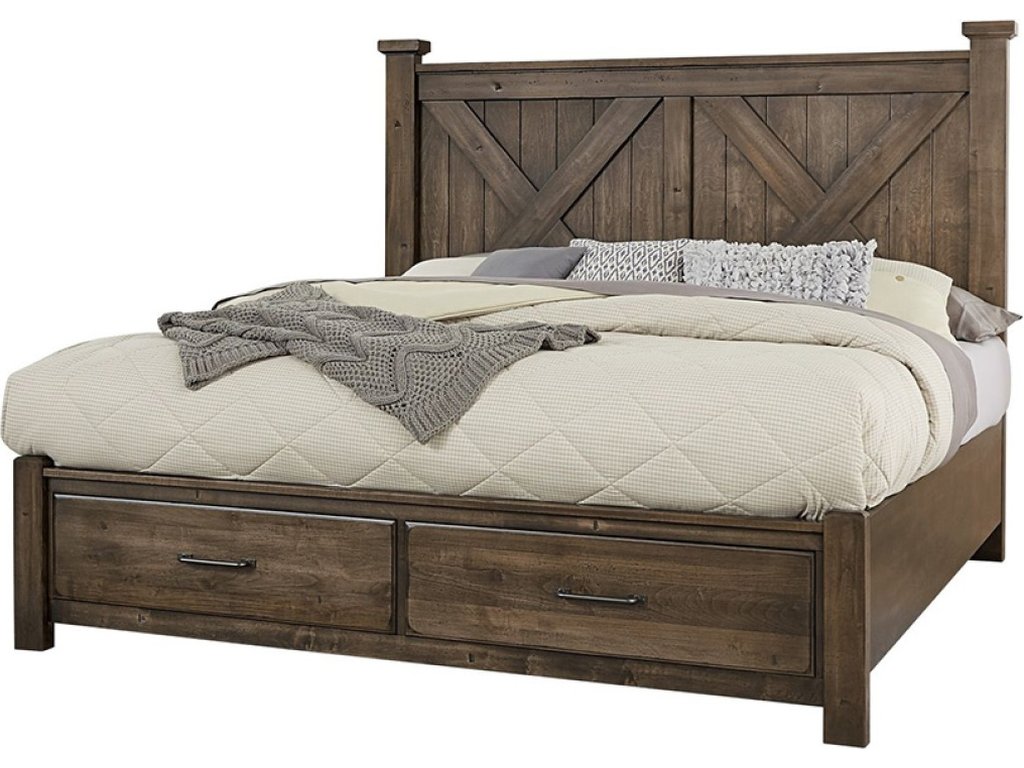 X Bed With Footboard Storage - main image