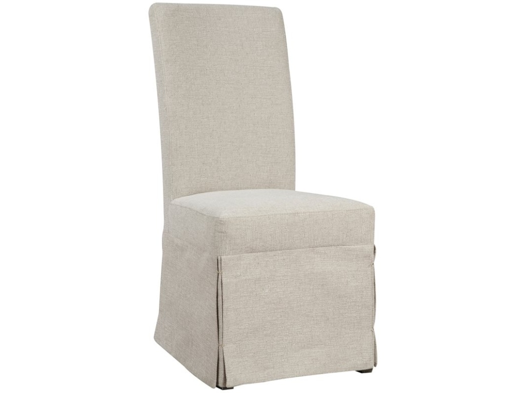 Parsons Chair Upholstered-White Linen - main image
