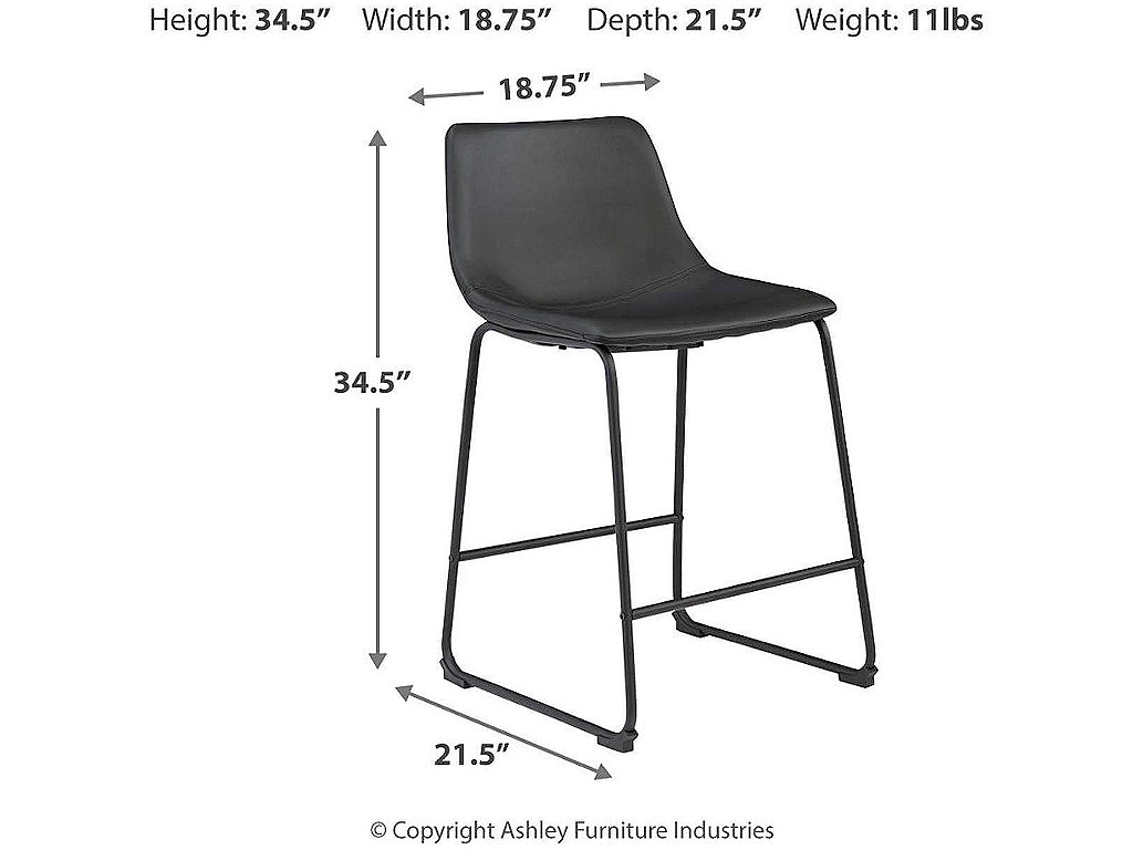 Centiar Counter Height Bar Stool (Set of 2) - image 3