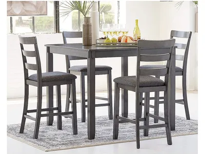 Bridson Counter Height Dining Table and Bar Stools (Set of 5)