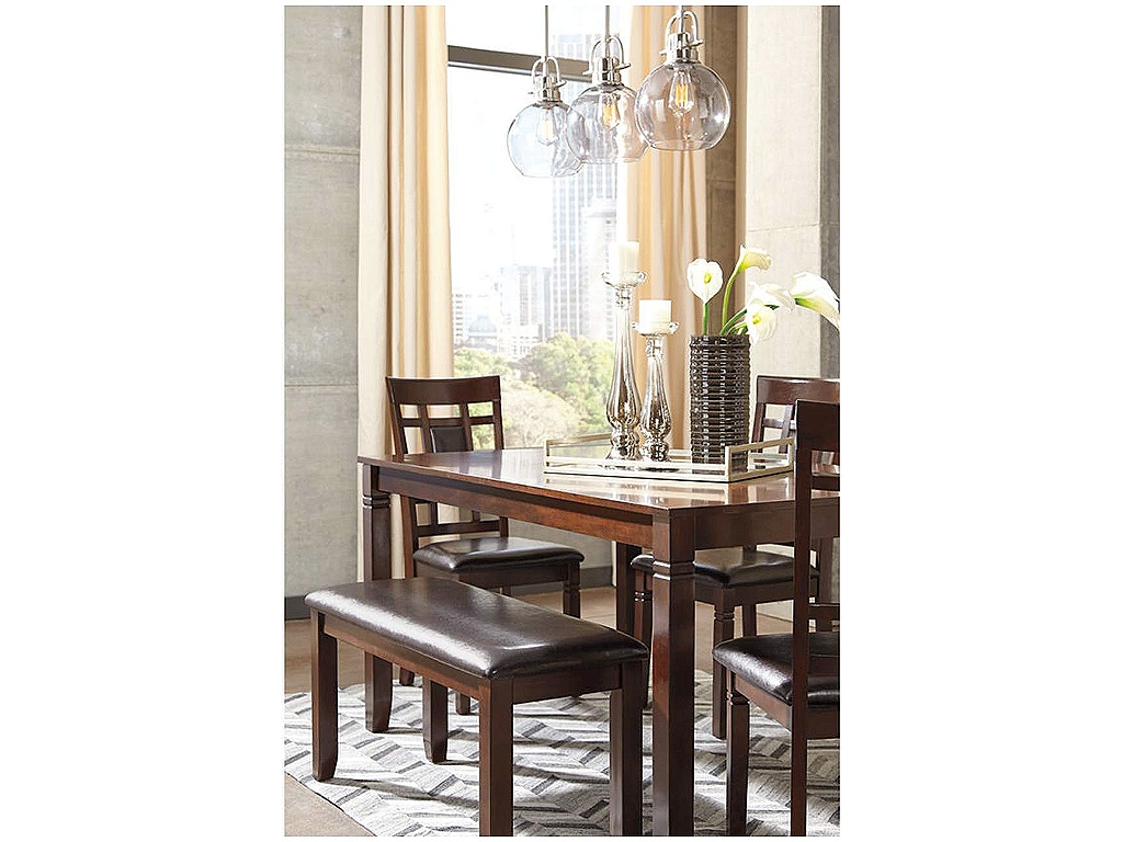 Bennox Dining Table and Chairs with Bench (Set of 6) - image 2