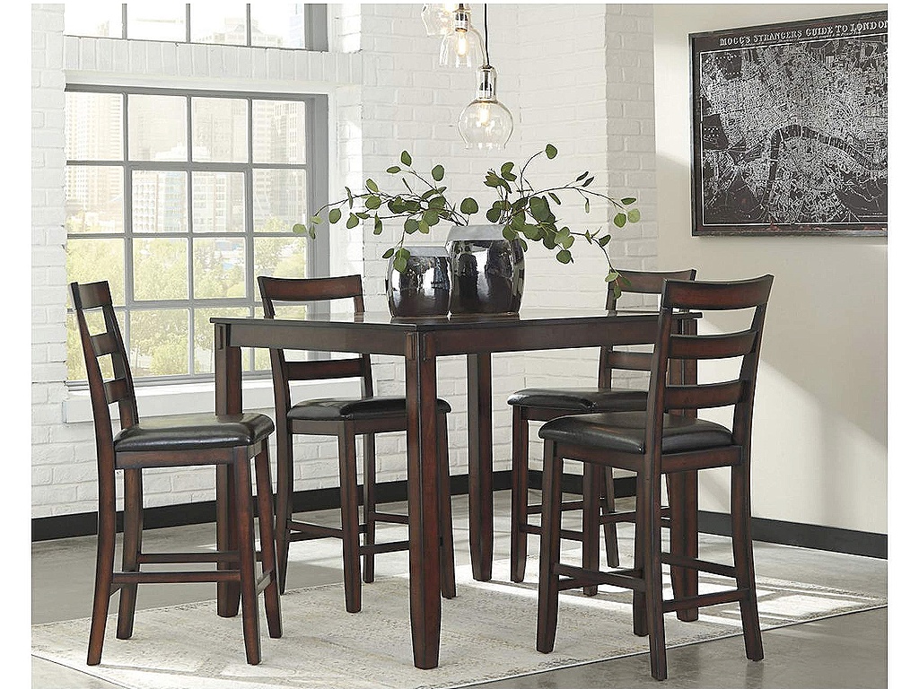 Coviar Counter Height Dining Table and Bar Stools (Set of 5) - image 1