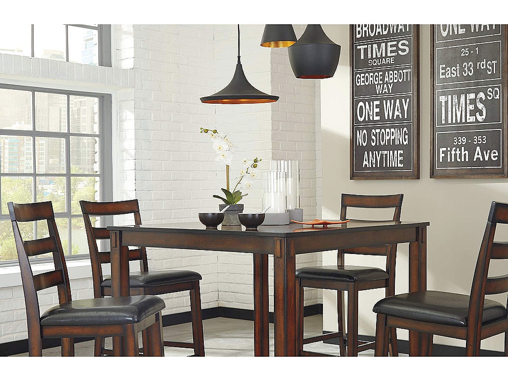 Coviar Counter Height Dining Table and Bar Stools (Set of 5) - image 2