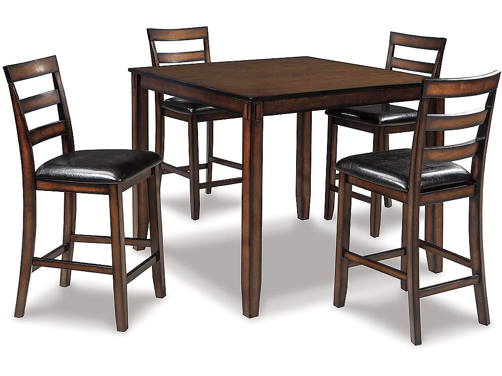 Coviar Counter Height Dining Table and Bar Stools (Set of 5) - main image