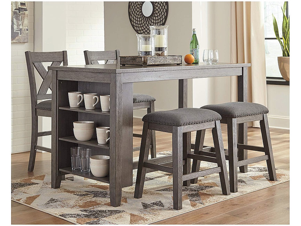 Caitbrook Counter Height Dining Table and 4 Barstools - image 1