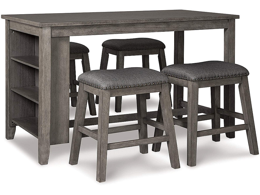 Caitbrook Counter Height Dining Table and 4 Barstools - image 1