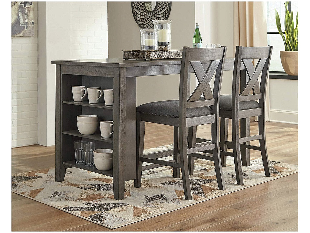Caitbrook Counter Height Dining Table and 2 Barstools - main image