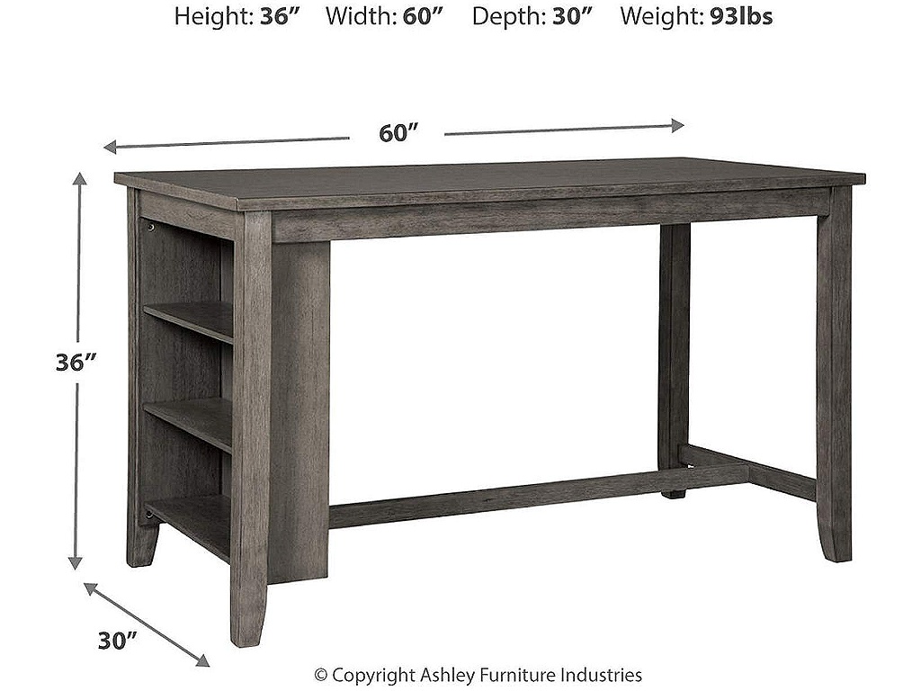 Caitbrook Counter Height Dining Table and 4 Barstools - image 8