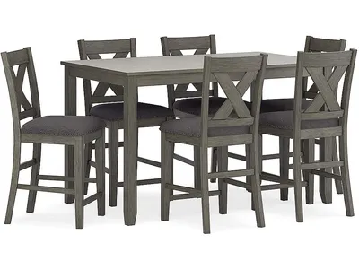 Caitbrook Counter Height Dining Table and Bar Stools (Set of 7)