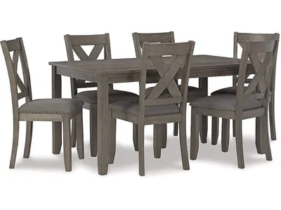 Caitbrook Dining Table and Chairs (Set of 7)
