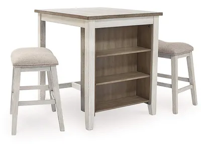 Skempton Counter Height Dining Table and Bar Stools (Set of 3)