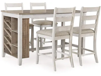 Skempton Counter Height Dining Table and 4 Barstools