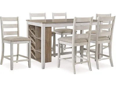 Skempton Counter Height Dining Table and 6 Barstools