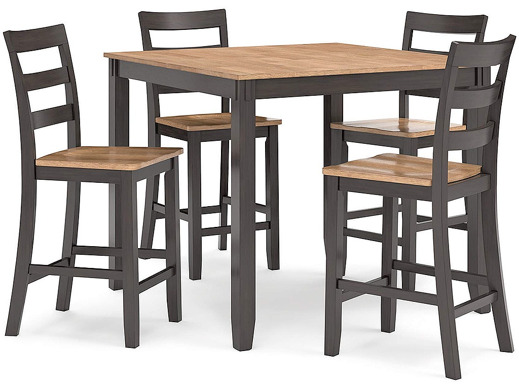 Gesthaven Counter Height Dining Table and 4 Barstools (Set of 5) - main image