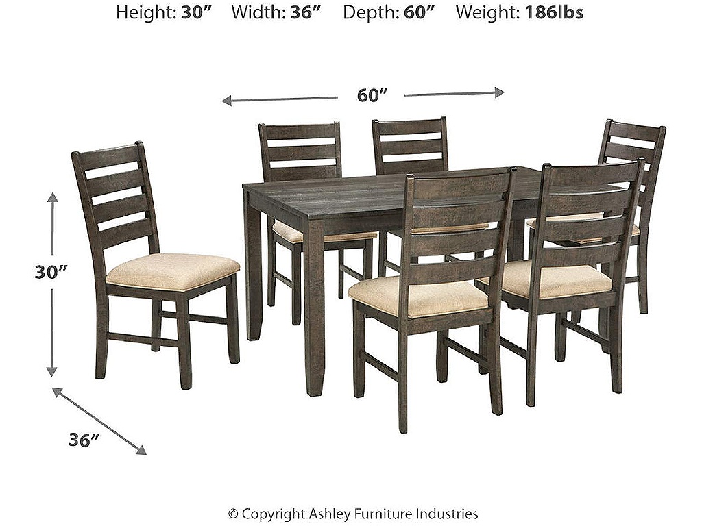 Rokane Dining Table and Chairs (Set of 7) - image 3