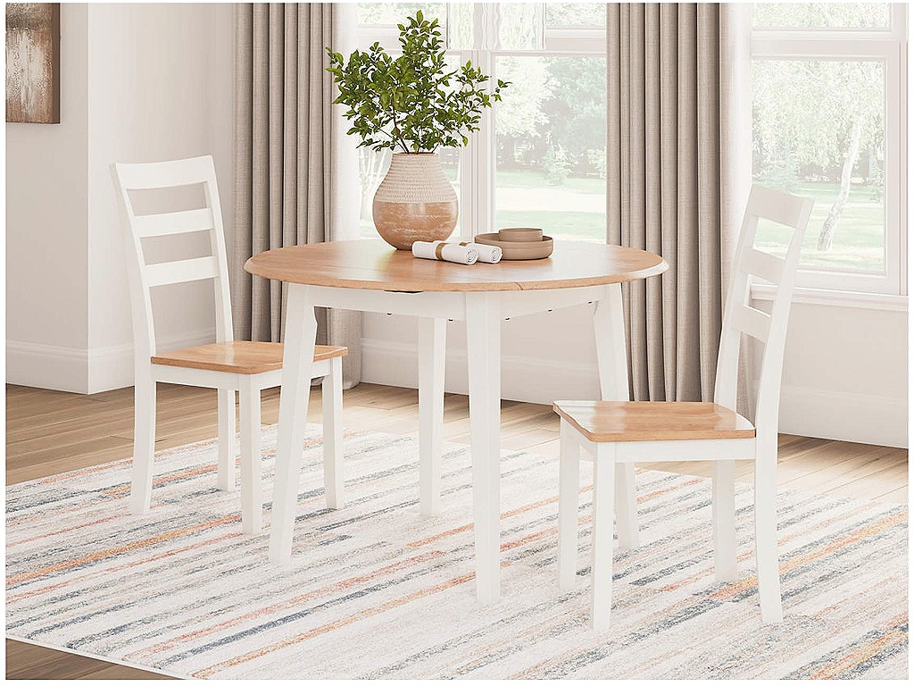 Gesthaven Dining Table and 2 Chairs - main image