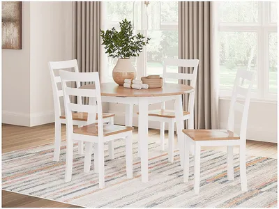 Gesthaven Dining Table and 4 Chairs