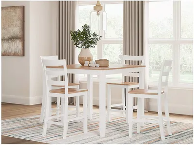 Gesthaven Counter Height Dining Table and 4 Barstools (Set of 5) - Alternative View