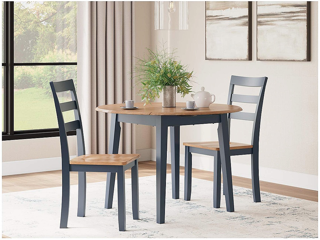 Gesthaven Dining Table and 2 Chairs - main image