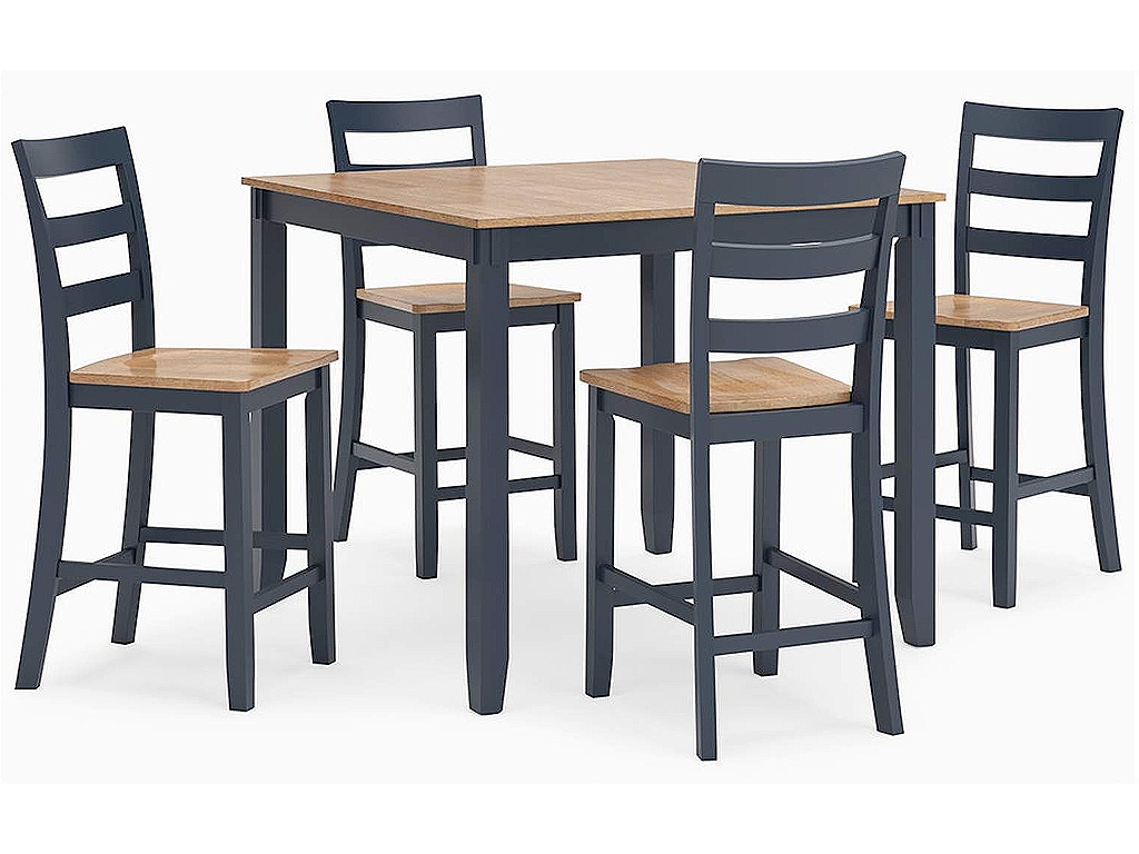 Gesthaven Counter Height Dining Table and 4 Barstools (Set of 5) - main image