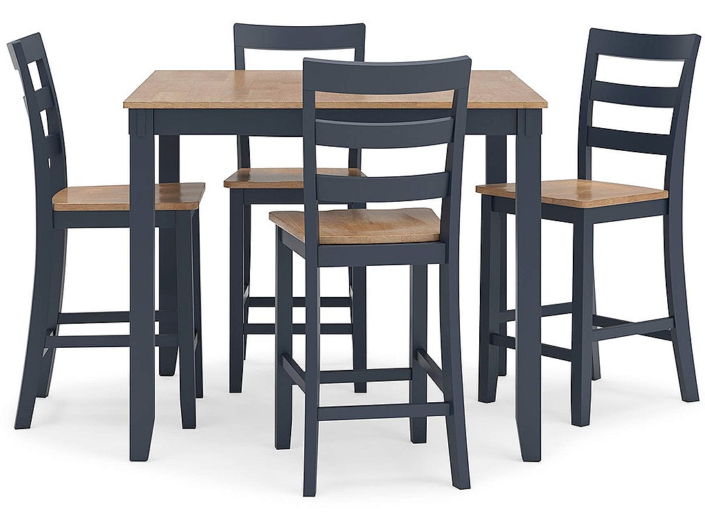 Gesthaven Counter Height Dining Table and 4 Barstools (Set of 5) - image 2
