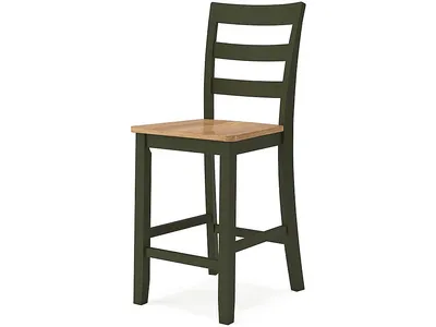 Gesthaven Counter Height Dining Table and 2 Barstools