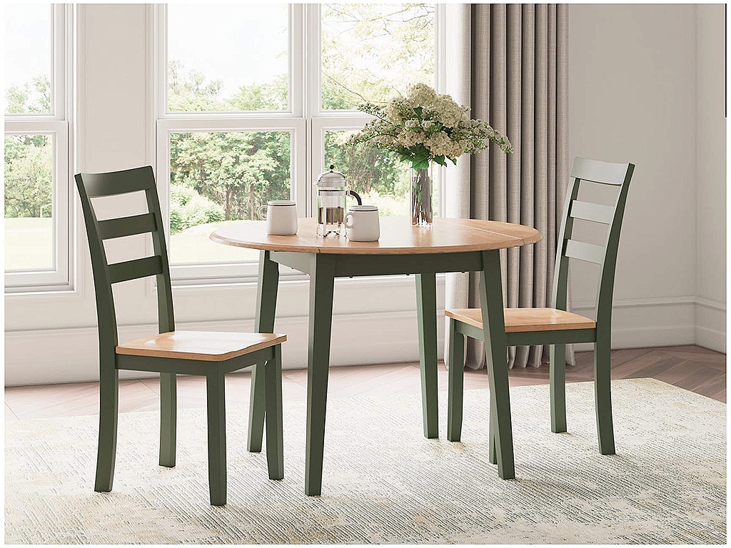Gesthaven Dining Table and 2 Chairs - main image