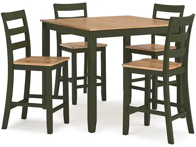 Gesthaven Counter Height Dining Table and 4 Barstools (Set of 5)