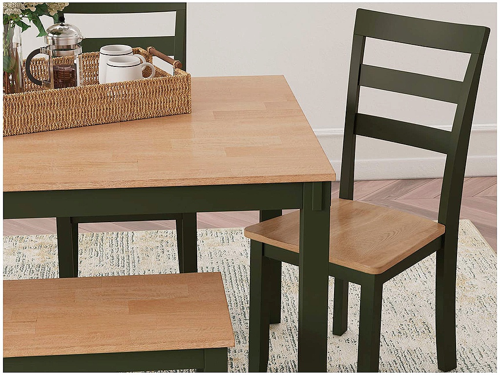 Gesthaven Dining Table with 4 Chairs and Bench (Set of 6) - image 5
