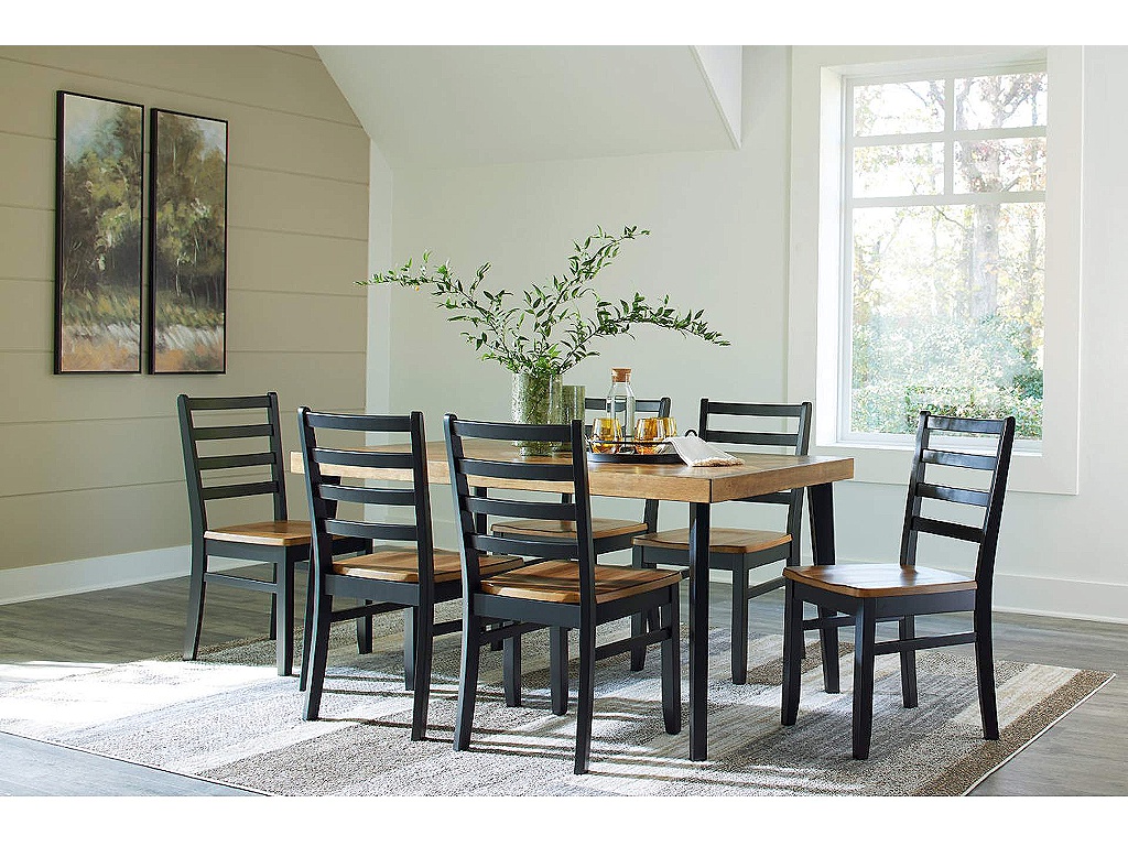 Blondon Dining Table and 6 Chairs (Set of 7) - image 1