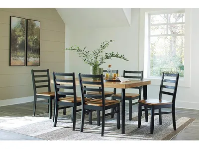 Blondon Dining Table and 6 Chairs (Set of 7)