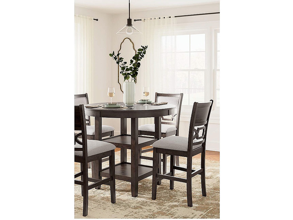 Langwest Counter Height Dining Table and 4 Barstools (Set of 5) - image 4