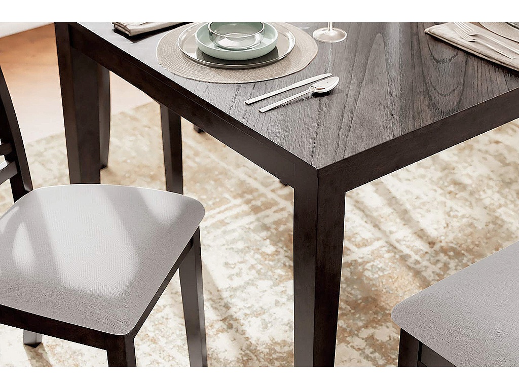 Langwest Dining Table and 4 Chairs and Bench (Set of 6) - image 3