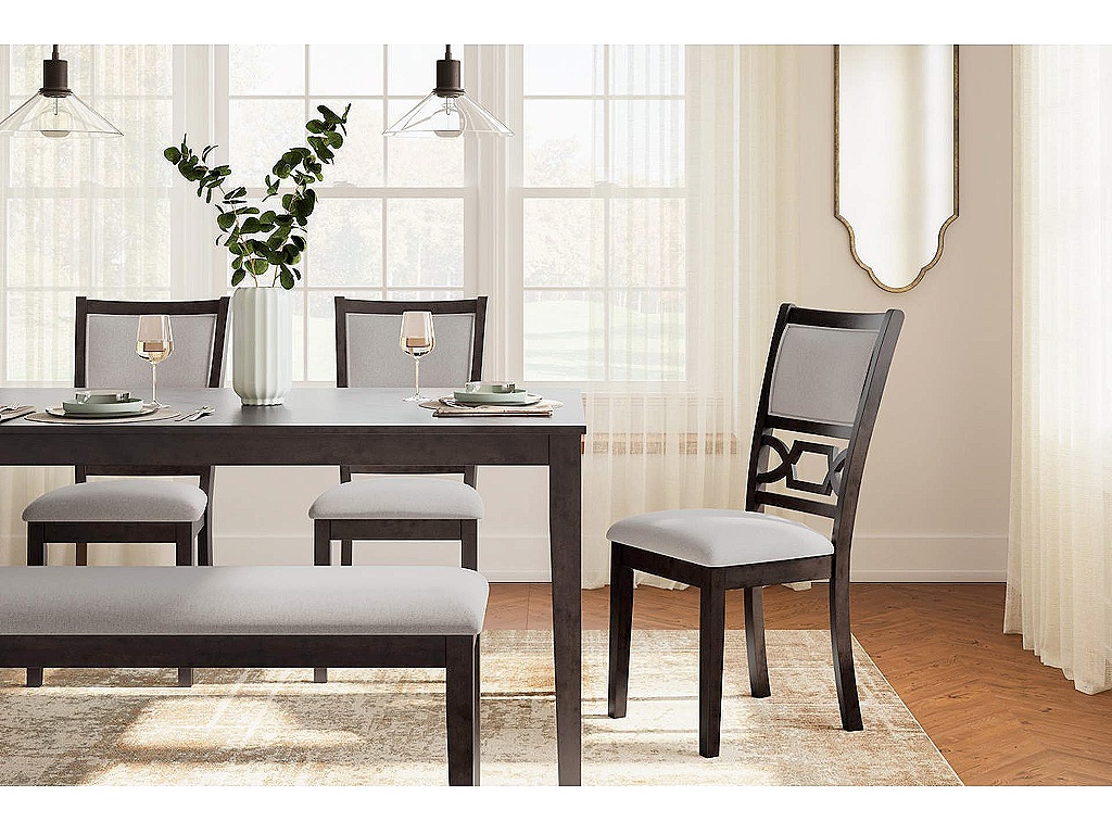 Langwest Dining Table and 4 Chairs and Bench (Set of 6) - image 4
