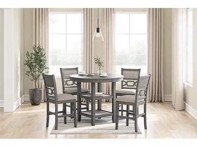 Wrenning Counter Height Dining Table and 4 Barstools (Set of 5)