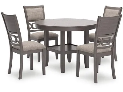 Wrenning Dining Table and 4 Chairs (Set of 5)
