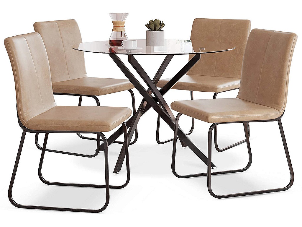 Pharwynn Dining Table and 4 Chairs - image 1
