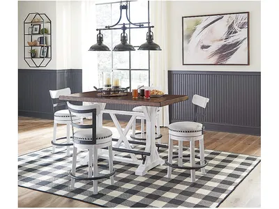 Valebeck Counter Height Dining Table and 4 Barstools - Alternative View