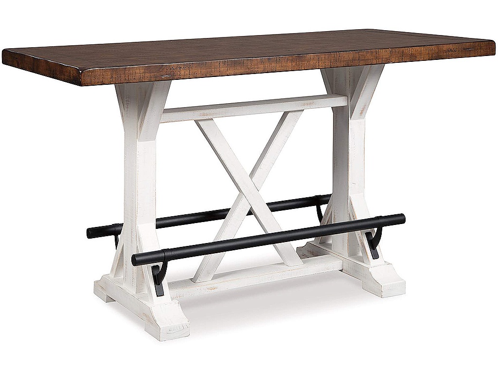Valebeck Counter Height Dining Table, 4 Barstools and Server - image 2