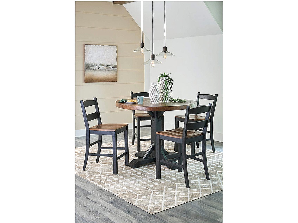 Valebeck Counter Height Dining Table and 4 Barstools - main image
