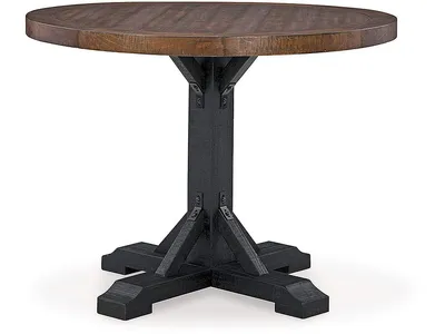 Valebeck Counter Height Table and 4 Barstools