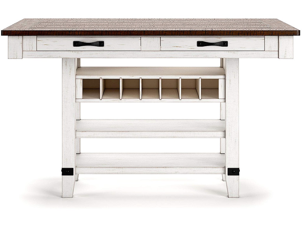 Valebeck Counter Height Dining Table and 4 Barstools - image 2