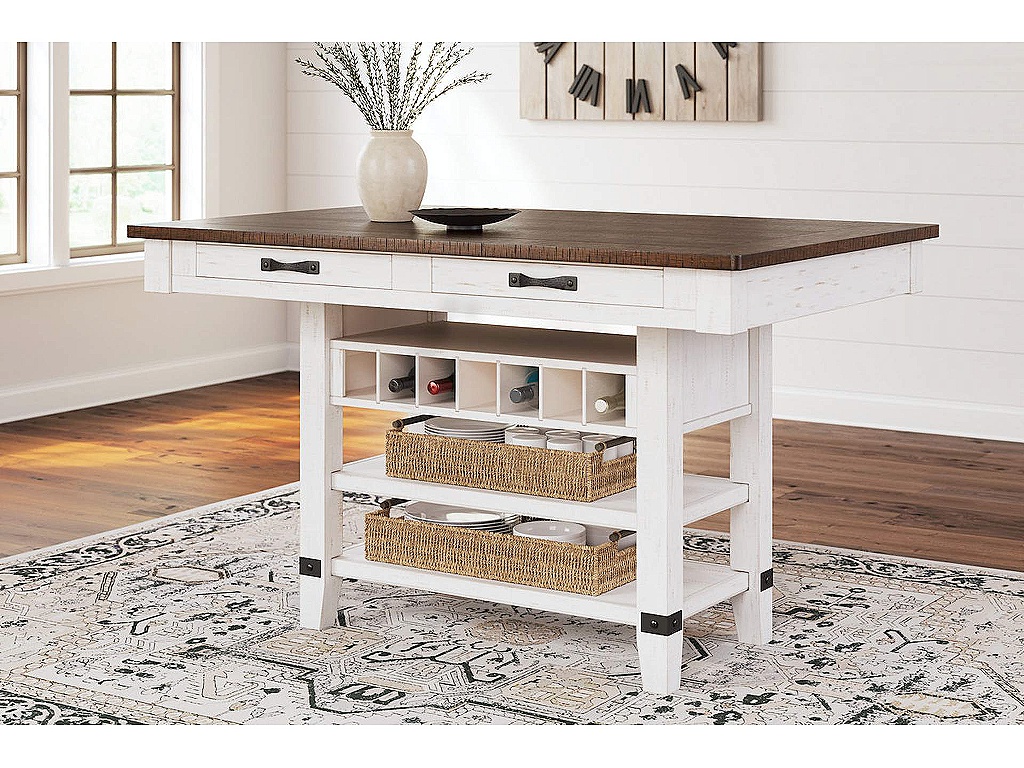 Valebeck Counter Height Dining Table and 4 Barstools - image 9