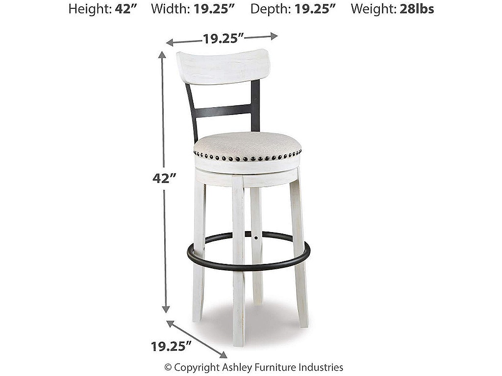 Valebeck Bar Height Bar Stool - image 3